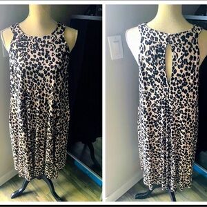 NWOT Torrid Super Soft Knit Sleeveless Leopard Print Knee Length Dress - 2